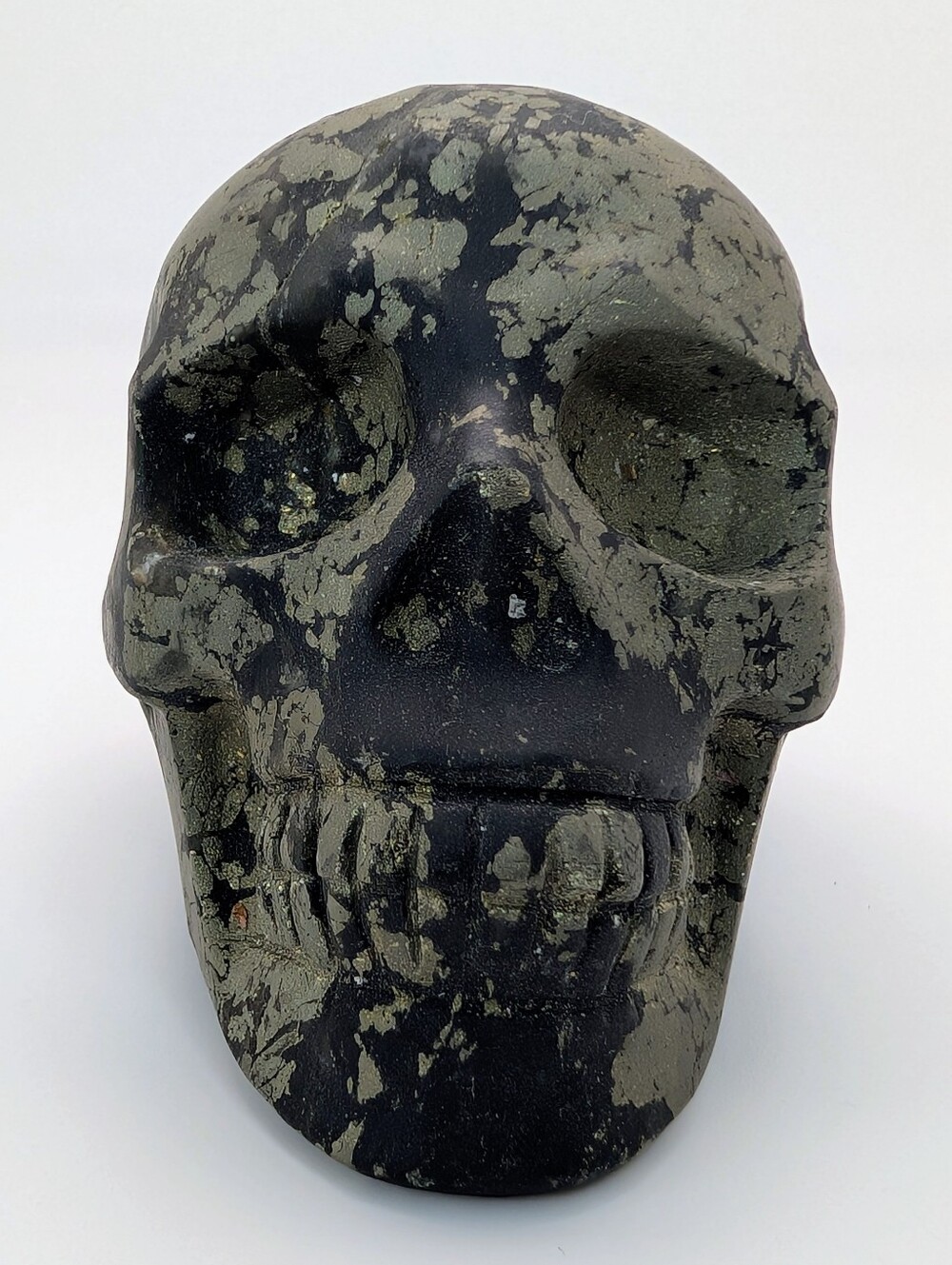 Pyrite Skull Crystal Carving